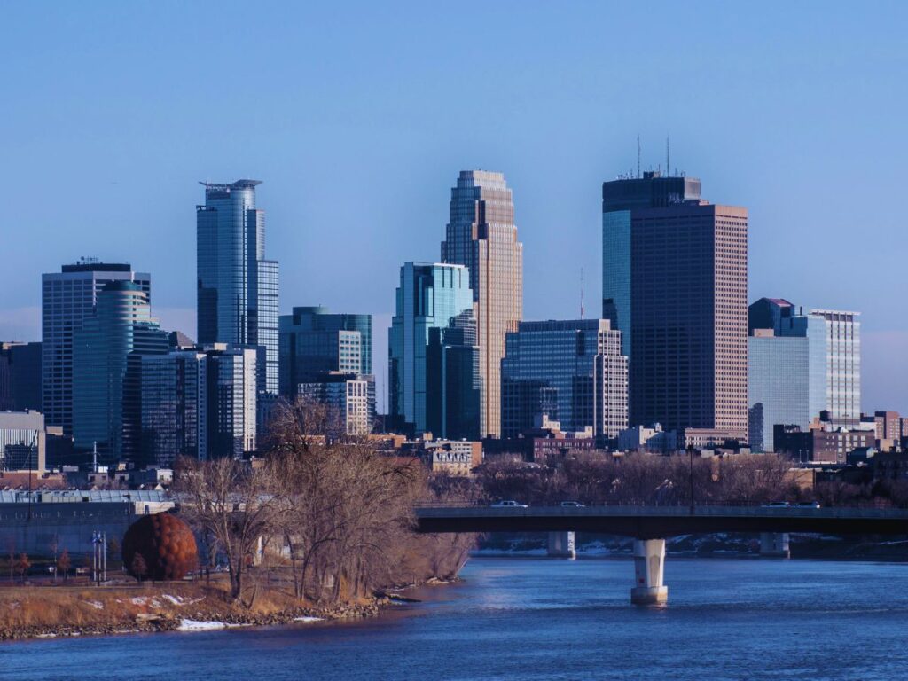 View of the Minneapolis Skyline, Minneapolis, MN