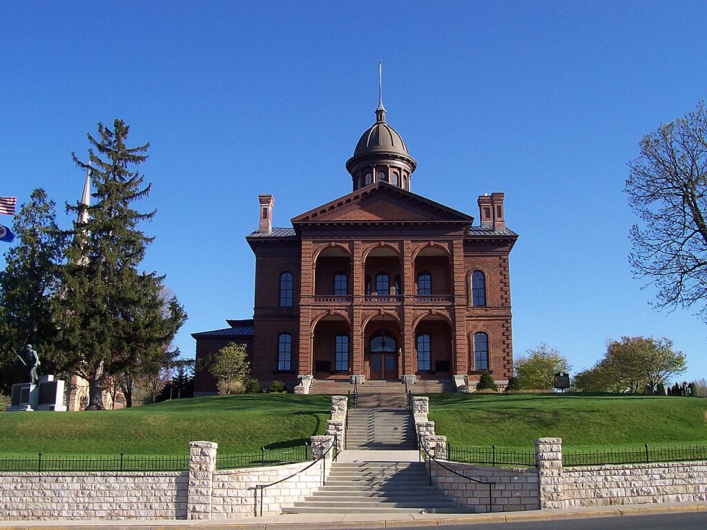 Washington County Courthouse in Stillwater, MN.